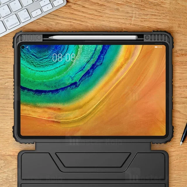 کیف چرمی هوشمند نیلکین Huawei MatePad Pro Nillkin Bumper Leather - تصویر 7