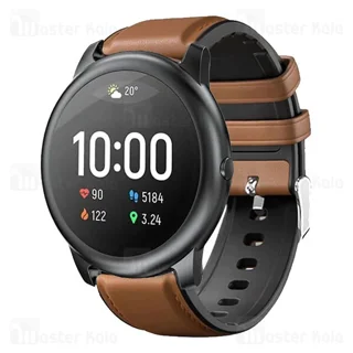 بند چرمی ساعت هوشمند شیائومی Xiaomi Haylou LS05 / RT LS05S Leather Strap - تصویر 4