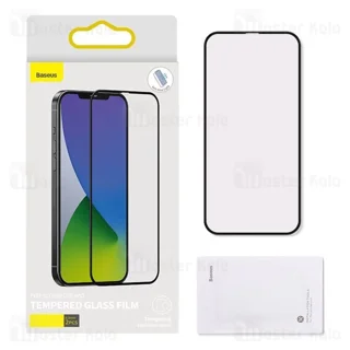 پک 2تایی محافظ صفحه شیشه ای تمام صفحه بیسوس آیفون Apple iPhone 12 Mini Baseus - تصویر 2