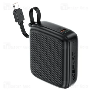 پاوربانک 10000 ایس فست ACEFAST M15 توان 20 وات همراه با کابل متصل - تصویر 2