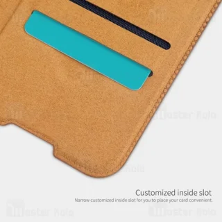 کیف چرمی نیلکین سامسونگ Samsung Galaxy A01 / A015 Nillkin Qin Leather Case - تصویر 8