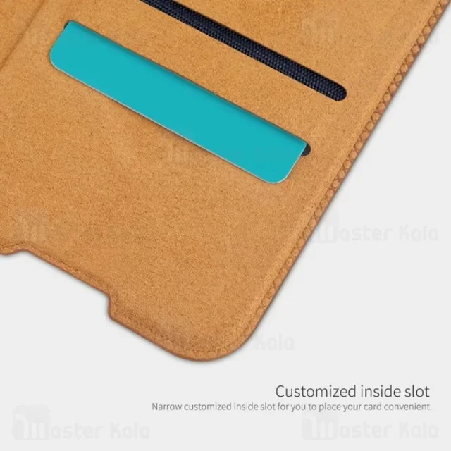 کیف چرمی نیلکین سامسونگ Samsung Galaxy A01 / A015 Nillkin Qin Leather Case - تصویر 8