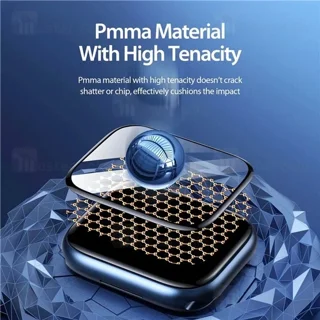 محافظ صفحه اپل واچ Apple Watch series 8 41mm PMMA TPU Screen Protector - تصویر 4