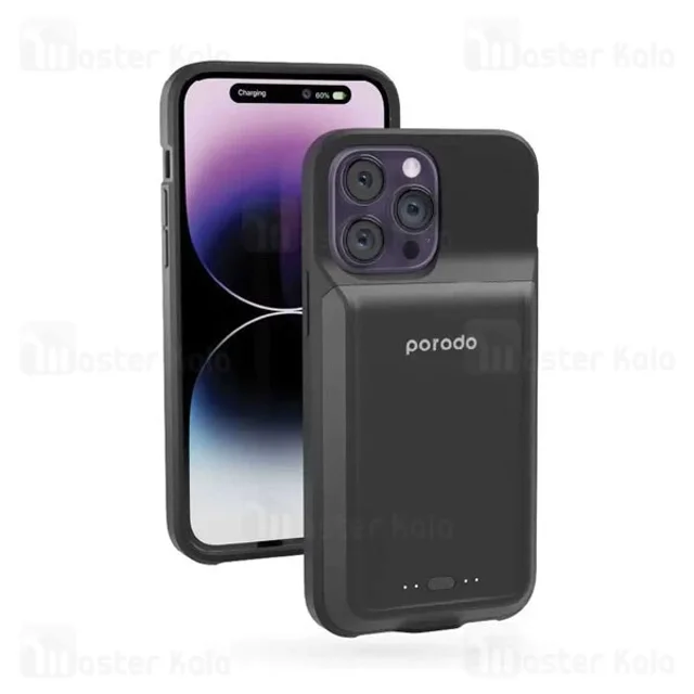 بک کاور و پاوربانک وایرلس پرودو Apple iPhone 14 Pro Max Porodo PBFCH018 - تصویر 2