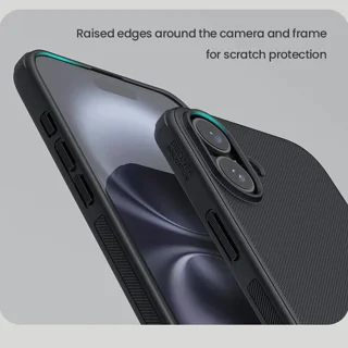 قاب نیلکینن مشکی مدل Super Frosted Shield آیفون 16 - تصویر 10