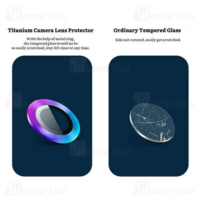 پک 2تایی محافظ لنز فلزی دوربین آیفون Apple iPhone 14 / iPhone 14 Plus Lens Shield - تصویر 5