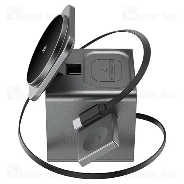 استند و شارژر وایرلس چند کاره مگ سیف ایس فست ACEFAST E34 با قابلیت شارژ اپل واچ - تصویر 4