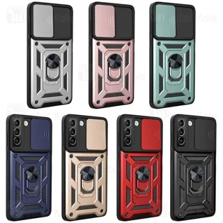 گارد محافظ ضد ضربه انگشتی سامسونگ Samsung Galaxy S22 Plus SHUNIJA Armor Case دارای محافظ - تصویر 3