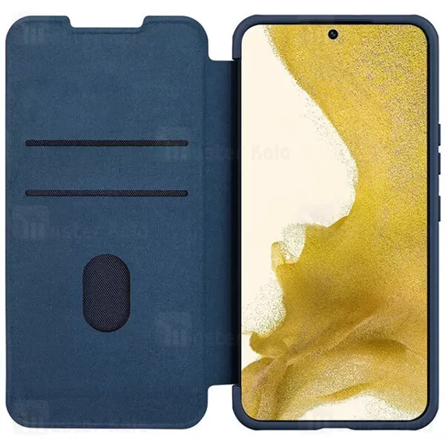 کیف چرمی نیلکین Samsung S23 Plus Nillkin Qin Pro Leather Case دارای محافظ دوربین - تصویر 7