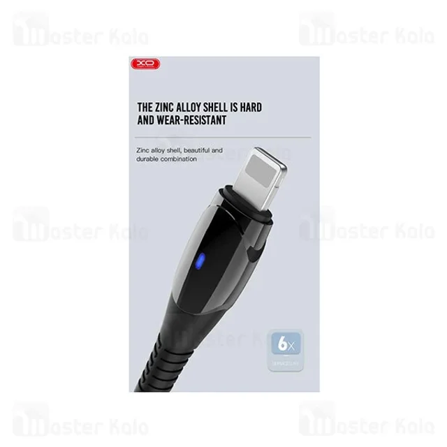 کابل لایتنینگ ایکس او XO NB145 طول 1 متر شدت جریان 2.4 آمپر - تصویر 4
