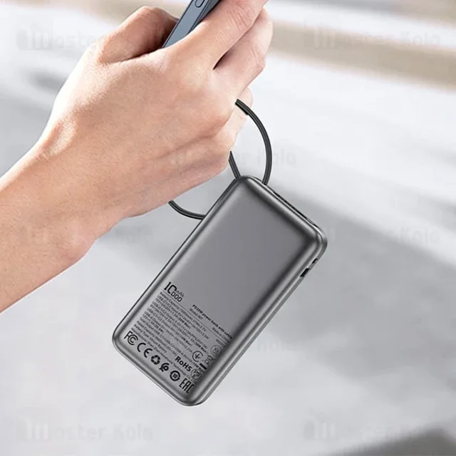 پاوربانک 10000 ایس فست ACEFAST M7 توان 30 وات همراه با کابل متصل - تصویر 5