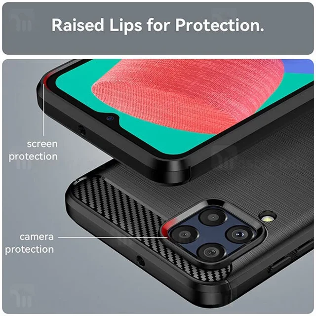 قاب فیبر کربنی سامسونگ Samsung Galaxy M33 Rugged Armor Fiber Carbon - تصویر 5