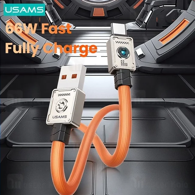 کابل Type-C یوسمز Usams SJ686 طول 1.2 متر توان 66 وات - تصویر 7