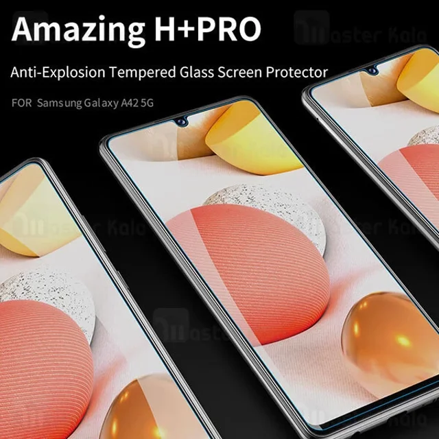 محافظ صفحه شیشه ای نیلکین سامسونگ Samsung Galaxy A42 5G Nillkin H+ Pro - تصویر 3