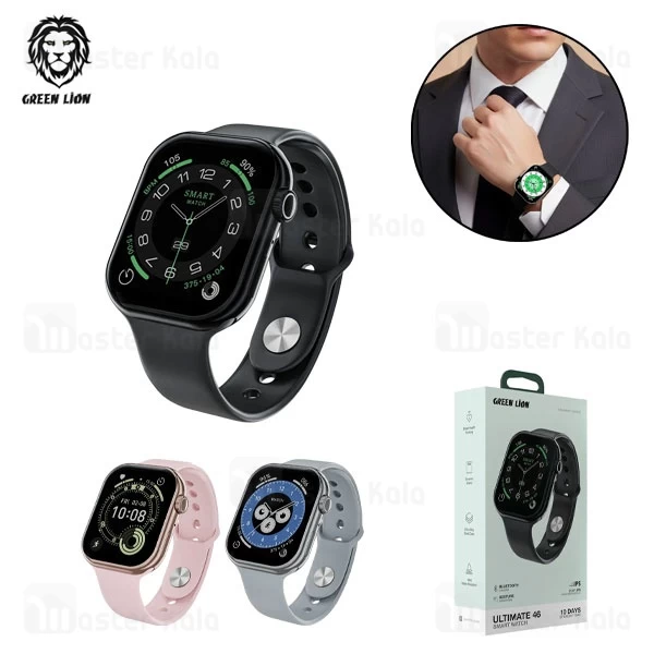 ساعت هوشمند گرین لاین Green Lion Ultimate 46 GNULTMTSM46BK