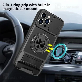 قاب ضد ضربه مگنتی Apple iPhone 13 Pro Max Magnetic Multifunctional Case دارای محافظ دوربین - تصویر 2