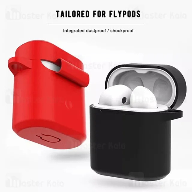 کاور محافظ سیلیکونی هندزفری هواوی Huawei FreeBuds 2 Earphone Silicone Case دارای قلاب آویز - تصویر 3