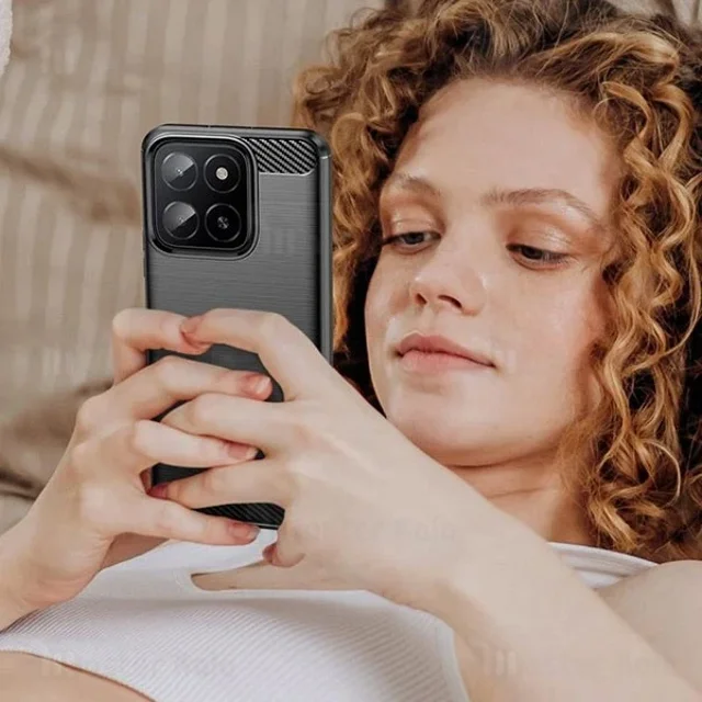 قاب فیبر کربنی هانر Honor X5B / X5B Plus Rugged Armor Fiber Carbon - تصویر 7