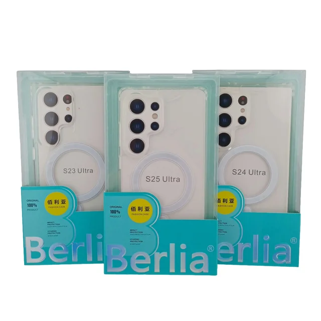 قاب شفاف MagSafe برلیا ویژه سامسونگ گلکسی S23 Ultra - تصویر 3