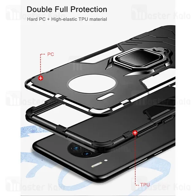 گارد ضد ضربه انگشتی Huawei Mate 40 KEYSION ShockProof Armor Ring - تصویر 2