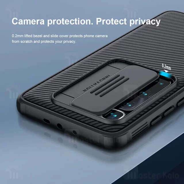 قاب محافظ نیلکین شیائومی Xiaomi Mi 10 Ultra Nillkin CamShield Pro Case دارای محافظ دوربین - تصویر 8
