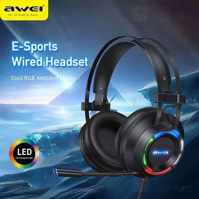 هدفون سیمی گیمینگ اوی Awei GM-2 - تصویر 3