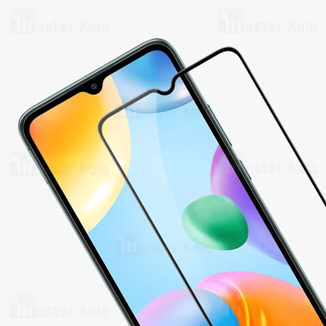 گلس تمام صفحه تمام چسب Xiaomi Redmi 10C / Poco C40 Nillkin CP+ Pro - تصویر 3