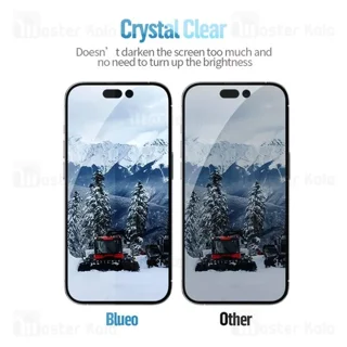 گلس حریم شخصی تمام صفحه تمام چسب Apple iPhone 14 Pro Max Blueo Privacy Glass - تصویر 4