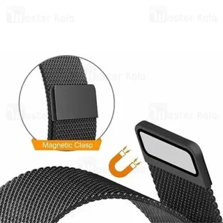 بند فلزی ساعت هوشمند شیائومی Xiaomi Amazfit GTS / GTS 2 / GTS 2e Stainless Steel Milanese - تصویر 3