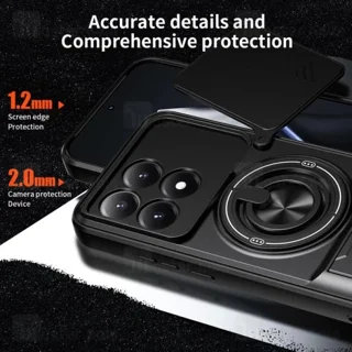 قاب ضد ضربه مگنتی Xiaomi 15T 5G Magnetic Multifunctional Case دارای محافظ دوربین - تصویر 5