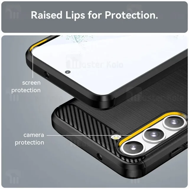 قاب فیبر کربنی سامسونگ Samsung Galaxy S23 Plus Rugged Armor Fiber Carbon - تصویر 5