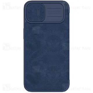 کیف چرمی نیلکین آیفون Apple iPhone 14 Plus Nillkin Qin Pro Leather Case دارای محافظ دوربین - تصویر 8