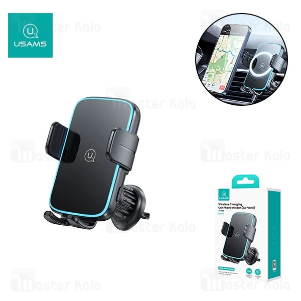 هولدر و شارژر وایرلس دریچه کولری یوسمز USAMS CD230 توان 15 وات