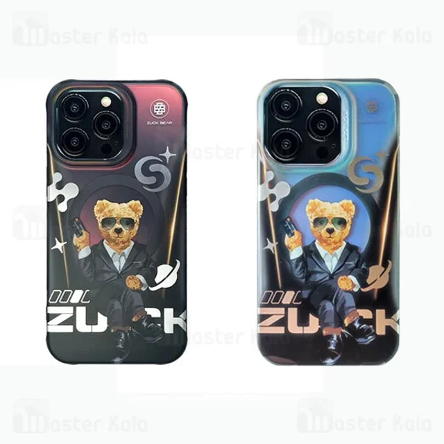 قاب فانتزی مگ سیف زاک بیر آیفون Apple iPhone 15 Pro Max Zuck Bear Berlin Boss - تصویر 2