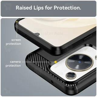 قاب فیبر کربنی هواوی Huawei Nova Y72 / Enjoy 70 Rugged Armor Fiber Carbon - تصویر 3