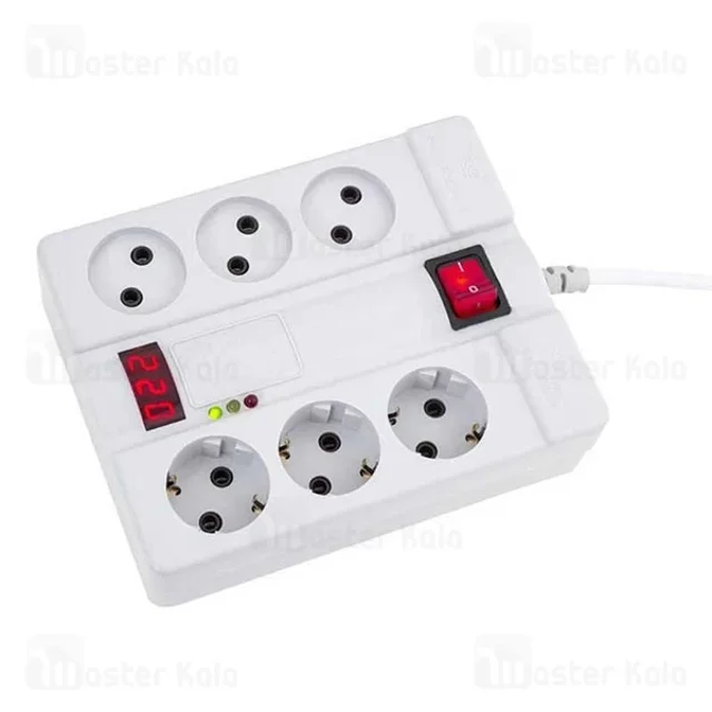 چند راهی و محافظ برق پارت الکتریک Part Electric PE2160 طول 5 متر - تصویر 3