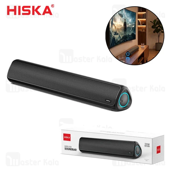 ساندبار بلوتوث هیسکا Hiska B60 توان 20 وات فلش و رم خور