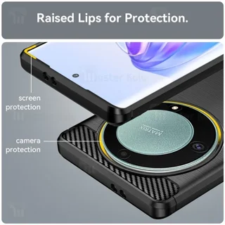 قاب فیبر کربنی Honor Magic5 Lite Rugged Armor Fiber Carbon - تصویر 5