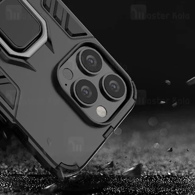 گارد ضد ضربه انگشتی آیفون Apple iPhone 13 Pro KEYSION ShockProof Armor Ring - تصویر 5