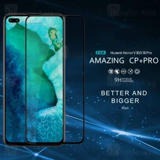 محافظ صفحه شیشه ای تمام صفحه تمام چسب هواوی Huawei Honor V30 / V30 Pro Nillkin CP+ Pro - تصویر 3