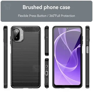 قاب فیبر کربنی سامسونگ Samsung Galaxy A07 Rugged Armor Fiber Carbon - تصویر 7