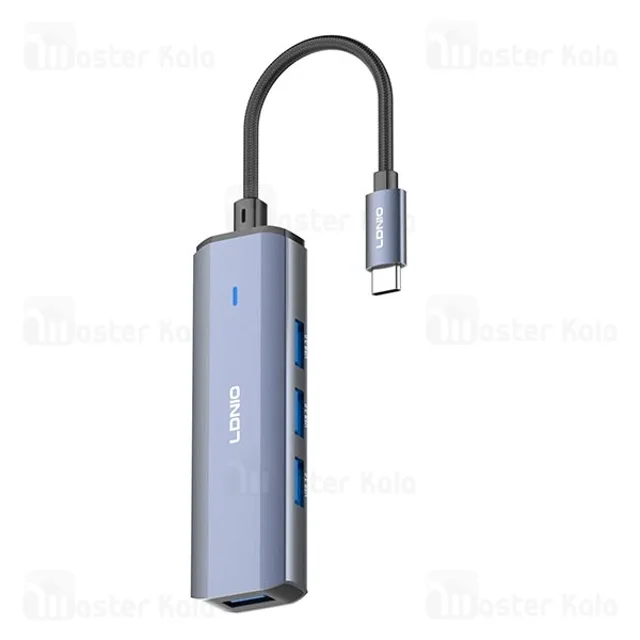 هاب 4 پورت تایپ سی الدینیو LDNIO DS-114C - تصویر 6