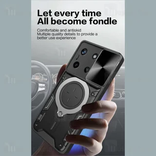 قاب ضد ضربه مگنتی Realme 11 4G Magnetic Support Case دارای محافظ دوربین - تصویر 4