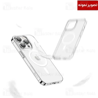 قاب محافظ مگ سیف گرین لاین آیفون Apple iPhone 14 Plus Green Lion Magsafe Delgado Clear - تصویر 7