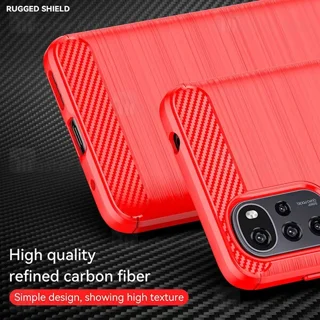 قاب فیبر کربنی موتورولا Motorola Moto G22 Rugged Armor Fiber Carbon - تصویر 3