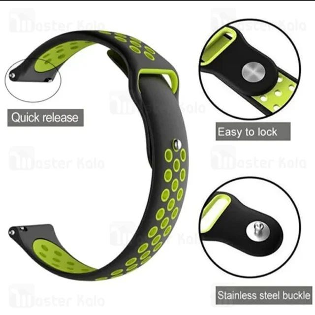 بند سیلیکونی طرح نایکی ساعت هوشمند Xiaomi Haylou Solar LS05 / RT LS05S Strap Silicone Band - تصویر 5