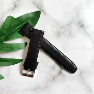 بند چرمی ساعت هوشمند شیائومی Xiaomi Haylou LS05 / RT LS05S Leather Strap - تصویر 7