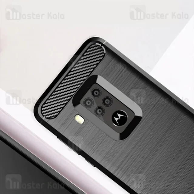 قاب محافظ ژله ای موتورولا Motorola One Zoom / One Pro Rugged Armor Fiber Carbon - تصویر 3
