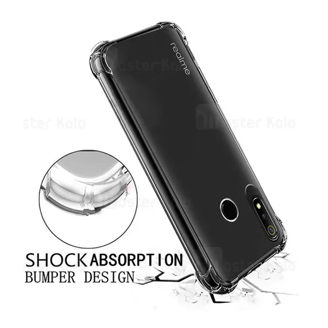 قاب ژله ای ضد ضربه ریلمی Oppo Realme 3 Pro / X Lite Smtt ShockProof AirBag - تصویر 3