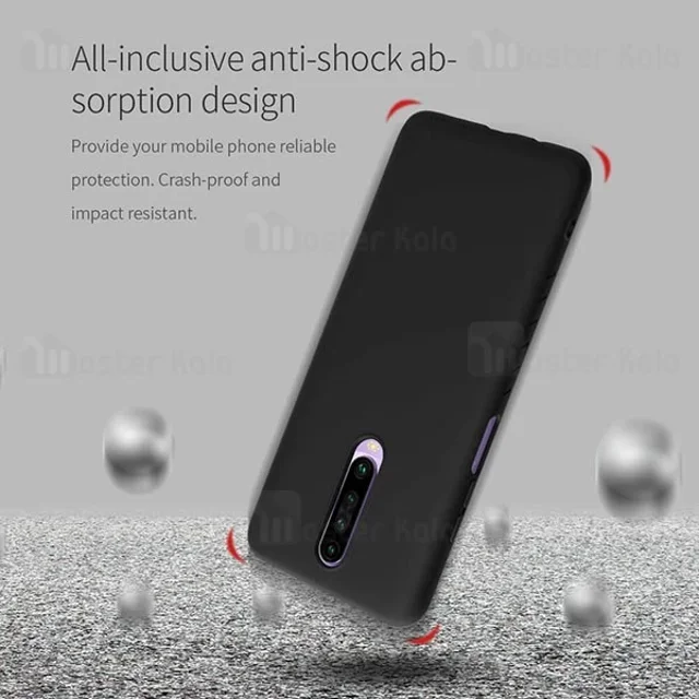 قاب محافظ نیلکین شیائومی Xiaomi Redmi K30 / Poco X2 Nillkin Rubber Wrapped case - تصویر 8